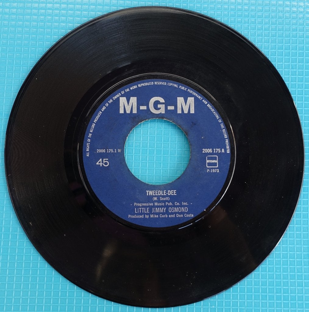 little jimmy osmond - tweedle dee, Gebruikt, 7 inch, Single, Ophalen of Verzenden