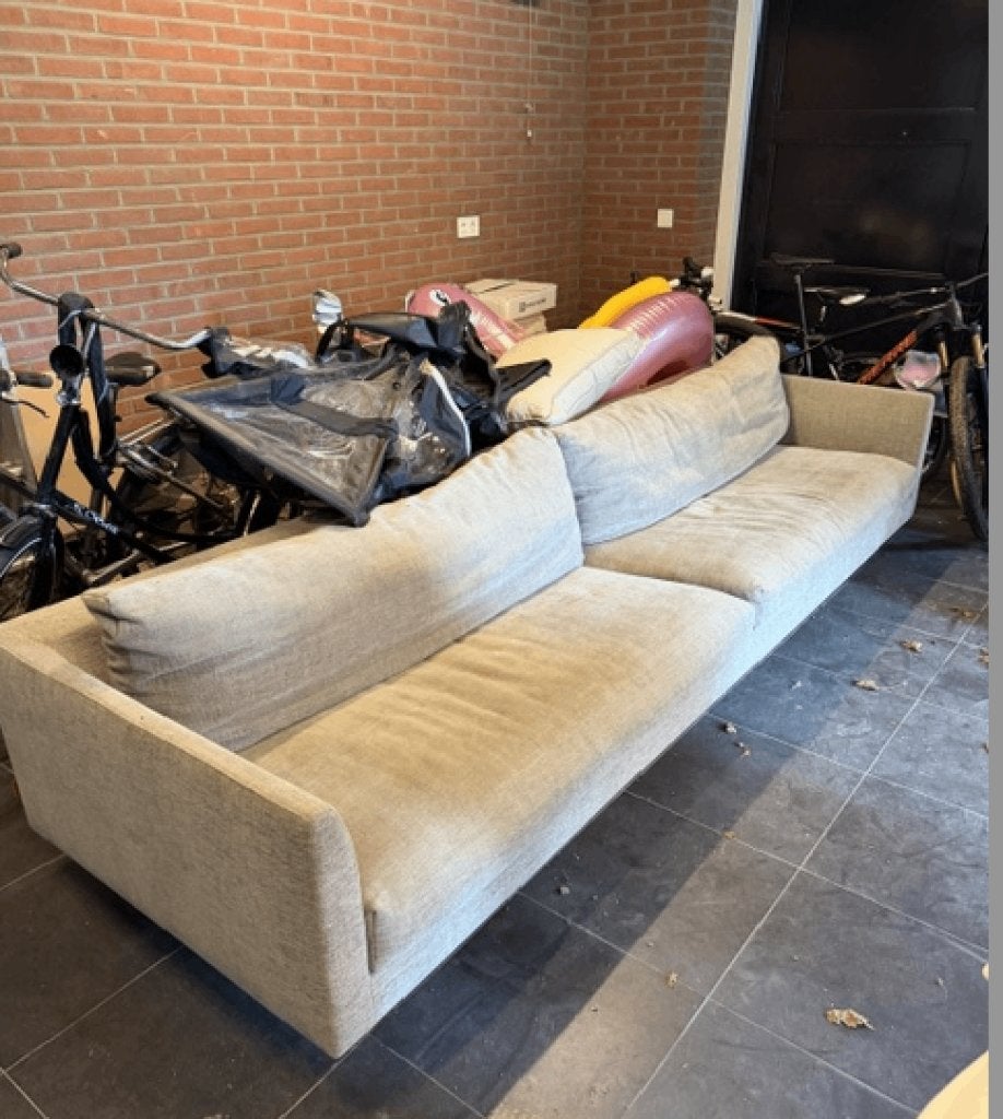 Bank, Ophalen, 300 cm of meer, 75 tot 100 cm, Zo goed als nieuw