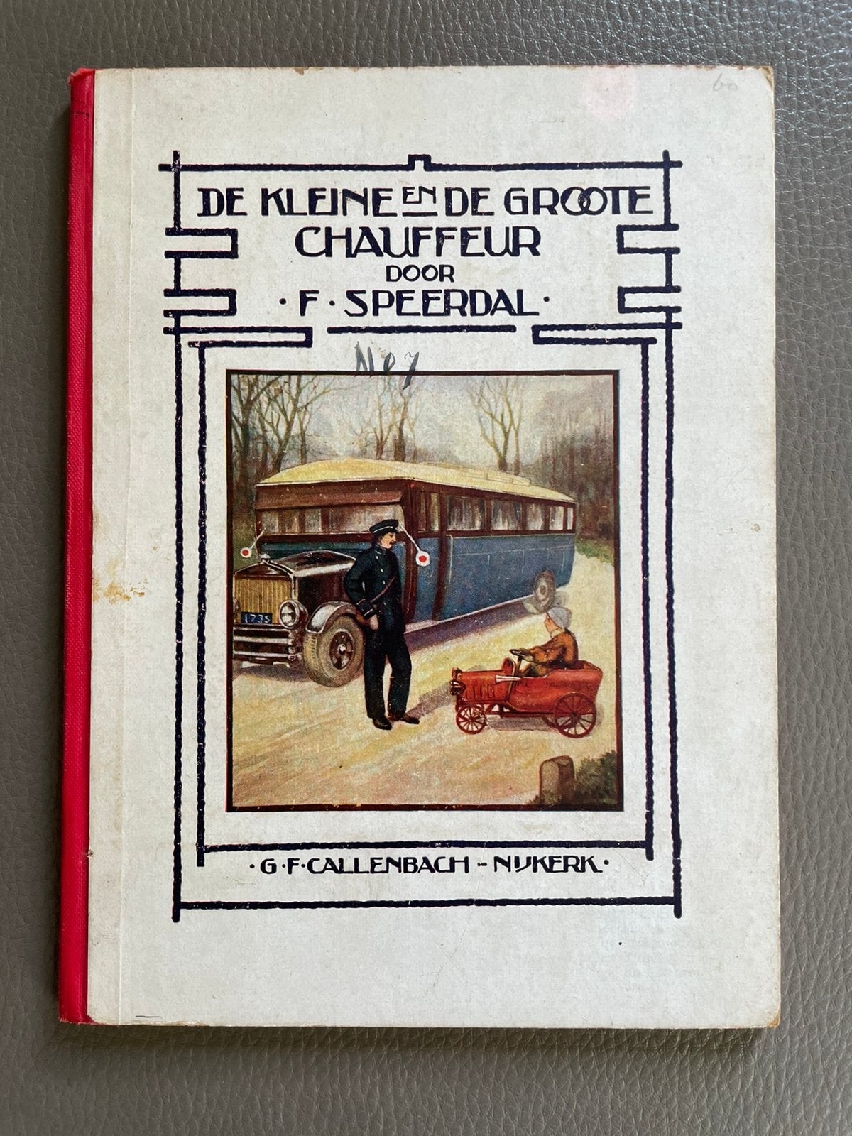 De kleine en de groote chauffeur - F. Speerdal, Antiek en Kunst, Ophalen of Verzenden, F. Speerdal