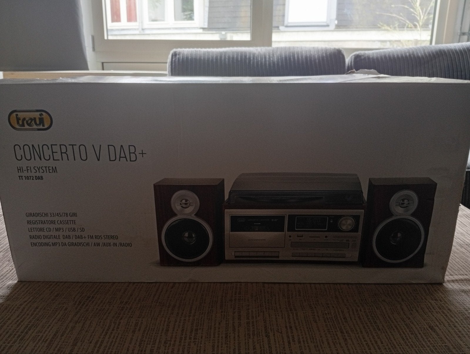 Trevi Concerto V DAB+ Hi-Fi Systeem met Platenspeler, Ophalen of Verzenden