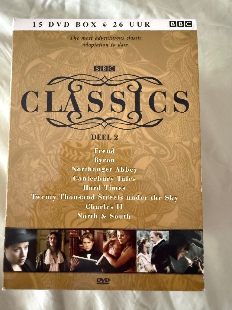 DVD box Engelse classics, Engels, Alle leeftijden, Inclusief doosje, Ophalen of Verzenden