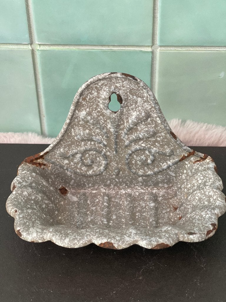 Emaille zeepbakje, Antiek en Kunst, Antiek | Emaille, Ophalen of Verzenden