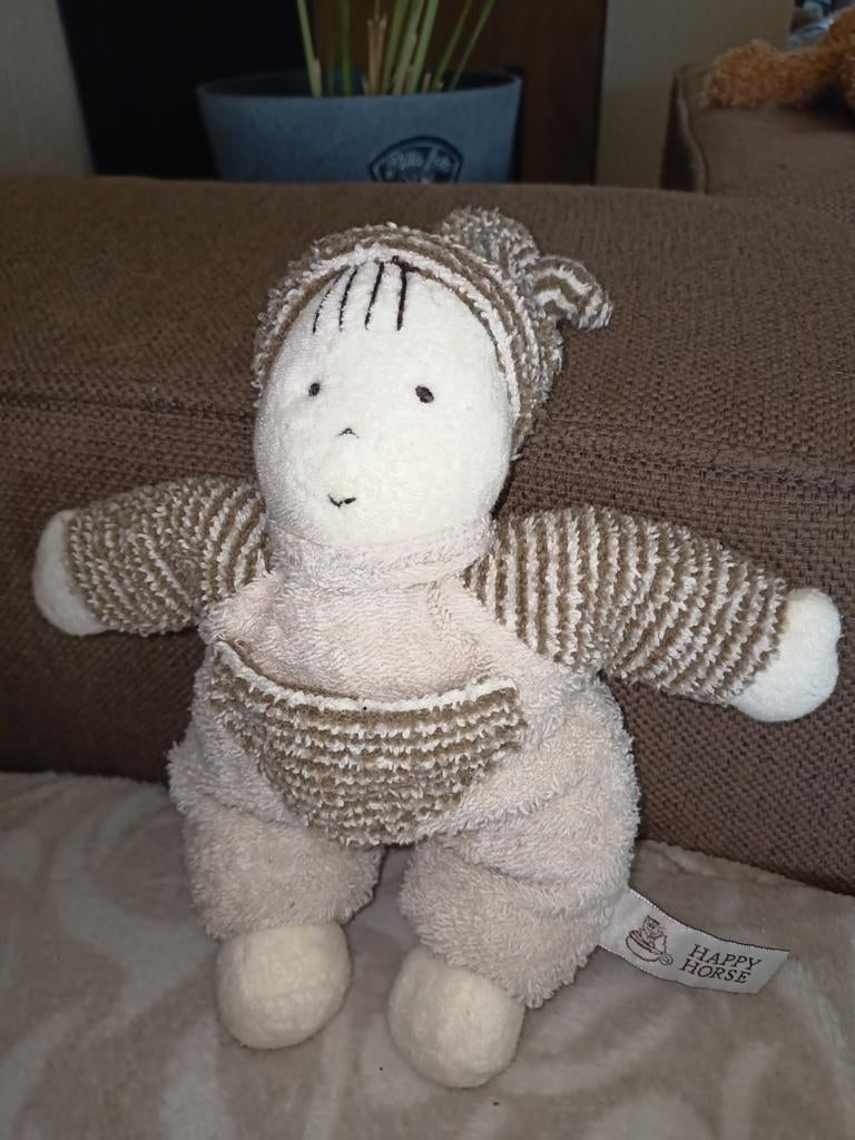 Vintage happy horse badstof pop. 1998., Kinderen en Baby's, Speelgoed | Knuffels en Pluche, Ophalen of Verzenden, Zo goed als nieuw