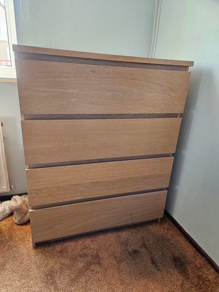 Ladekast 80cm breed, 48cm diep, 100cm hoog, Huis en Inrichting, Kasten | Ladekasten, Ophalen, Gebruikt, 100 tot 150 cm, 50 tot 100 cm