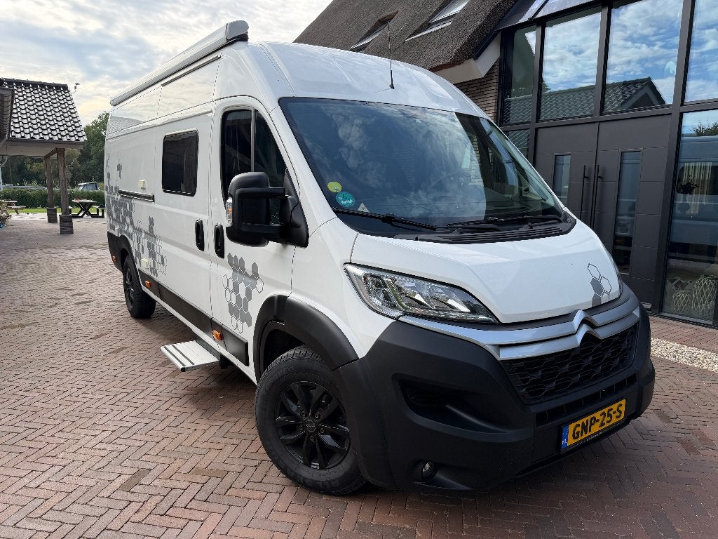 Camper, Buscamper Citroën Jumper 140 pk, L4-H2 – Off-grid, Caravans en Kamperen, Overige merken, Buscamper of Camperbus, Tot en met 2