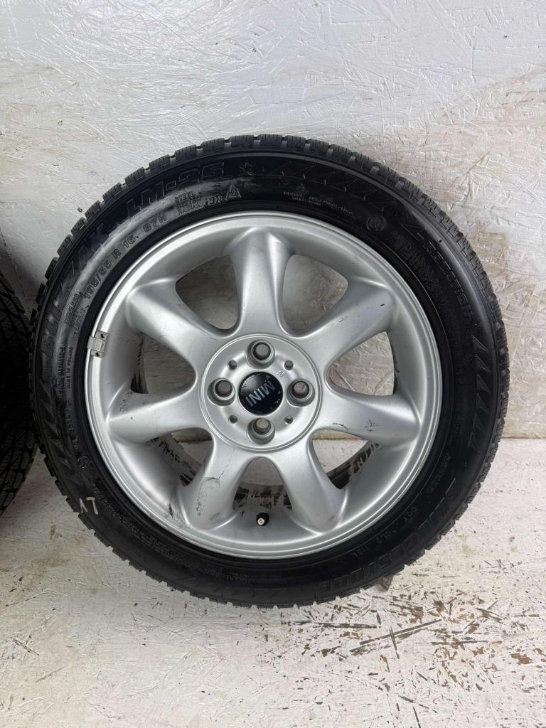 Originele Mini One Cooper Cabrio velgen 16" 4x100 winter 94, Auto-onderdelen, Banden en Velgen, Niet ingevuld, Gebruikt, 16 inch