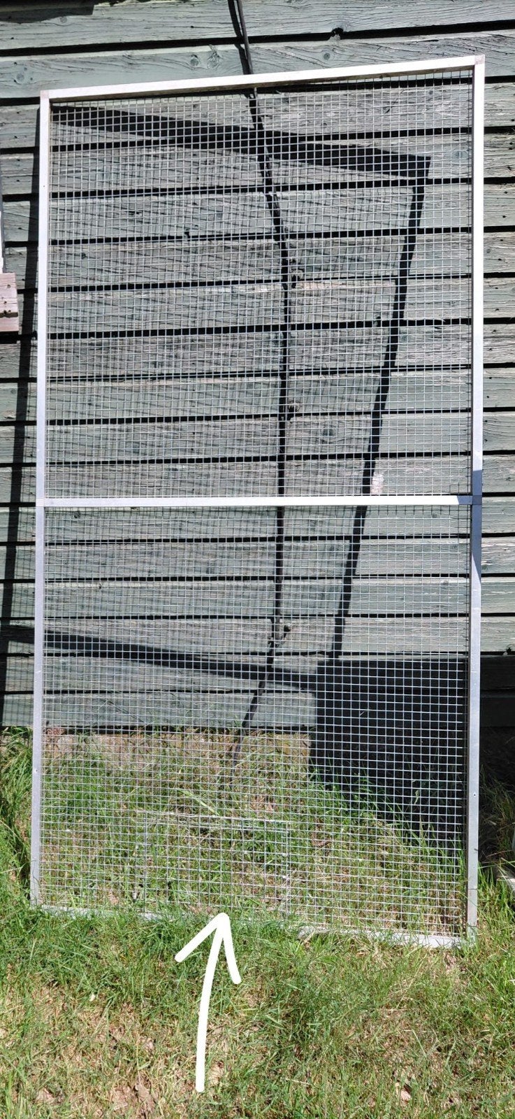 Aluminium voliere paneel, Ophalen, Aluminium, Volière