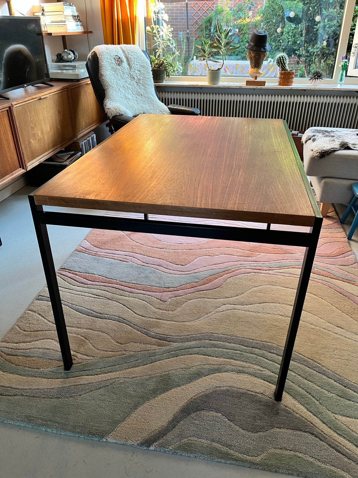 Cees Braakman Pastoe Japan serie eettafel 80x120x70, Ophalen, Gebruikt, 100 tot 150 cm, Teakhout