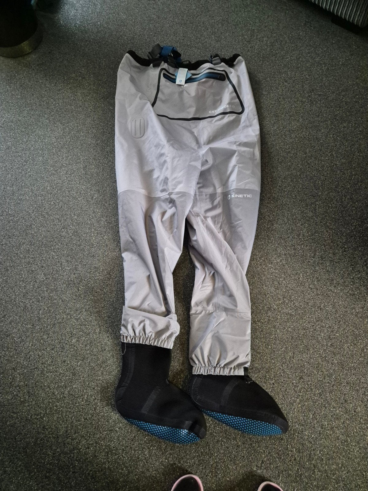 Nieuwe Kinetic Dry Gaiter II waadbroek - Maat XL, Watersport en Boten, Ophalen, Nieuw, Kleding