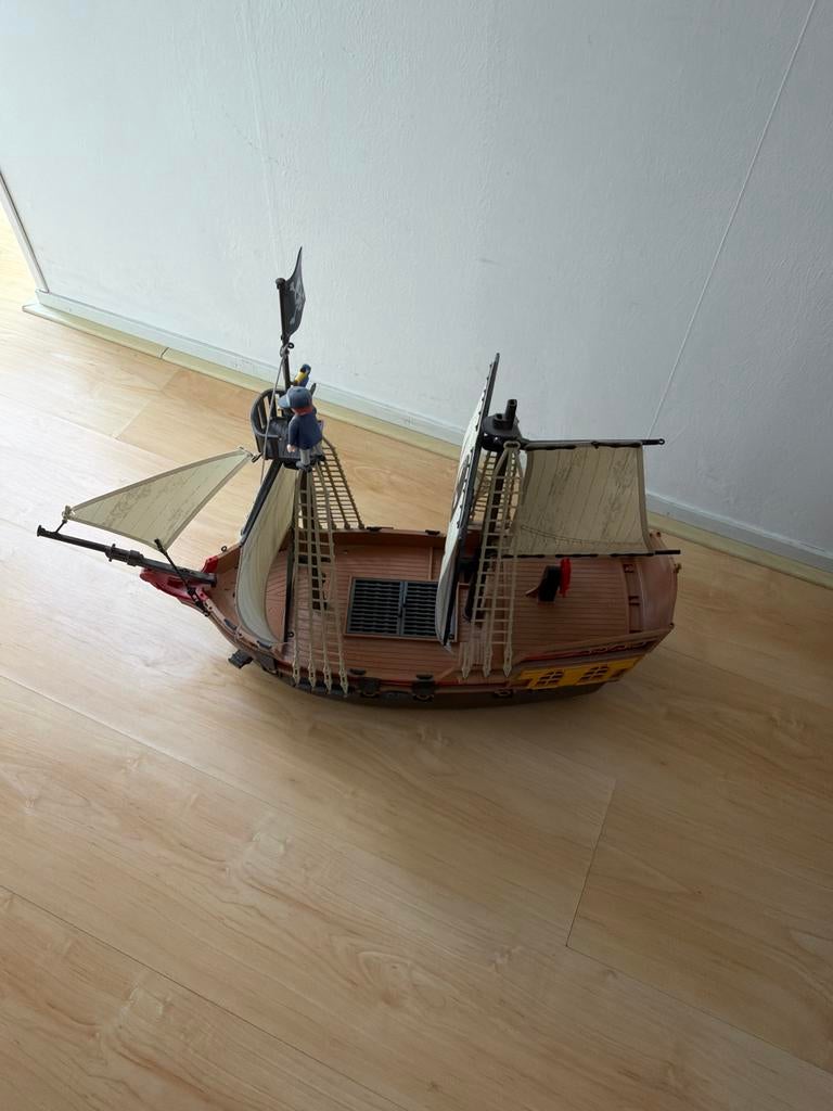 Playmobil piratenschip, Kinderen en Baby's, Speelgoed | Playmobil, Ophalen, Gebruikt
