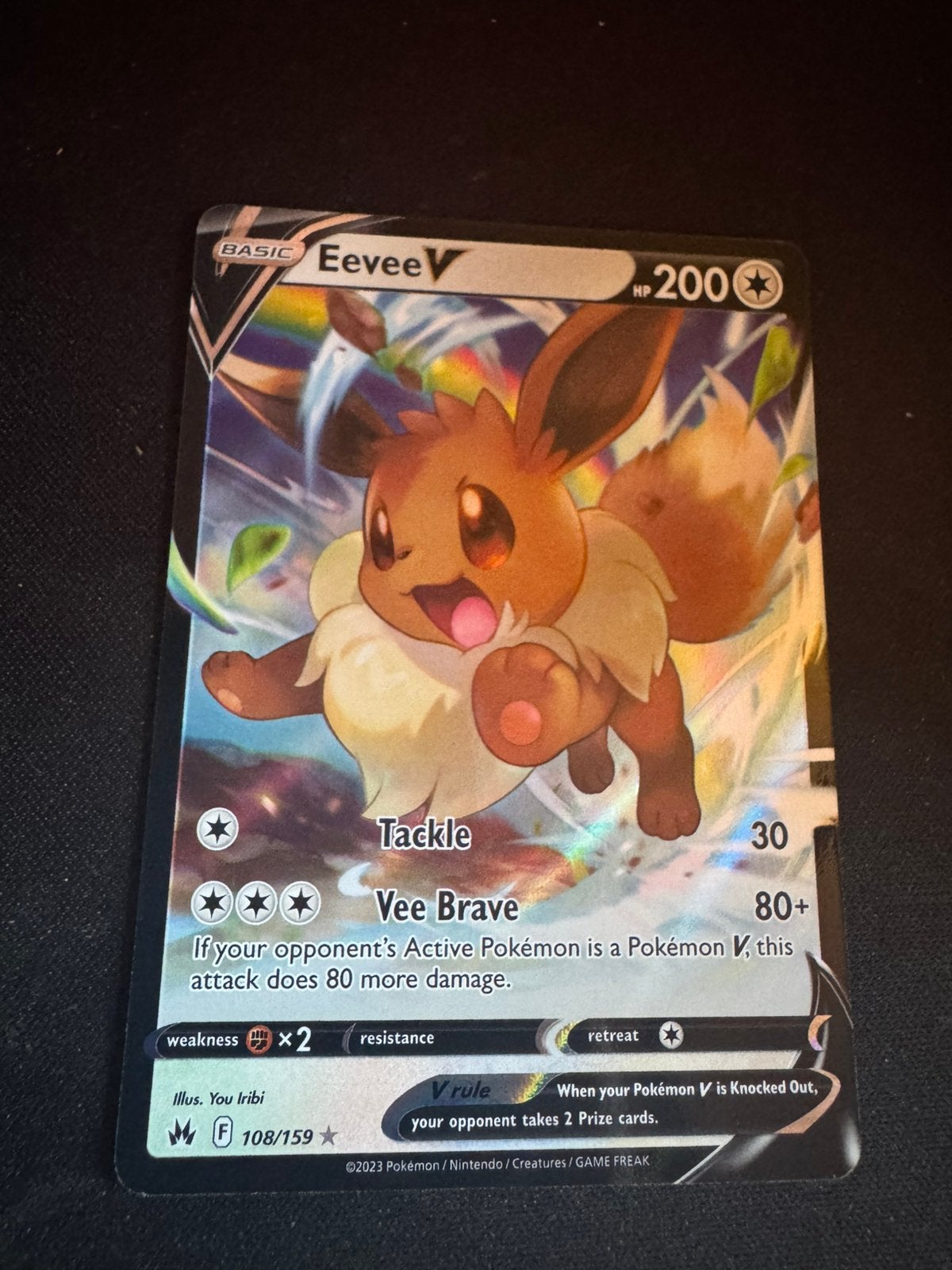 Eevee V #108, Ophalen, Zo goed als nieuw
