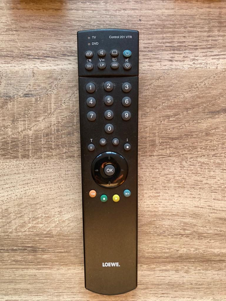 Loewe Afstandsbediening - Control 201 VTR, Audio, Tv en Foto, Afstandsbedieningen, Ophalen of Verzenden, Gebruikt