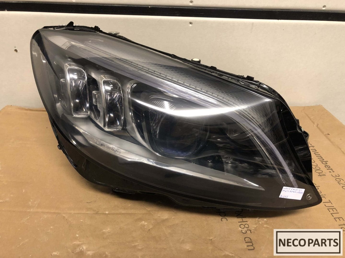 C klasse w205 facelift full led multibeam rechts compleet, Auto-onderdelen, Verlichting, -, -, -