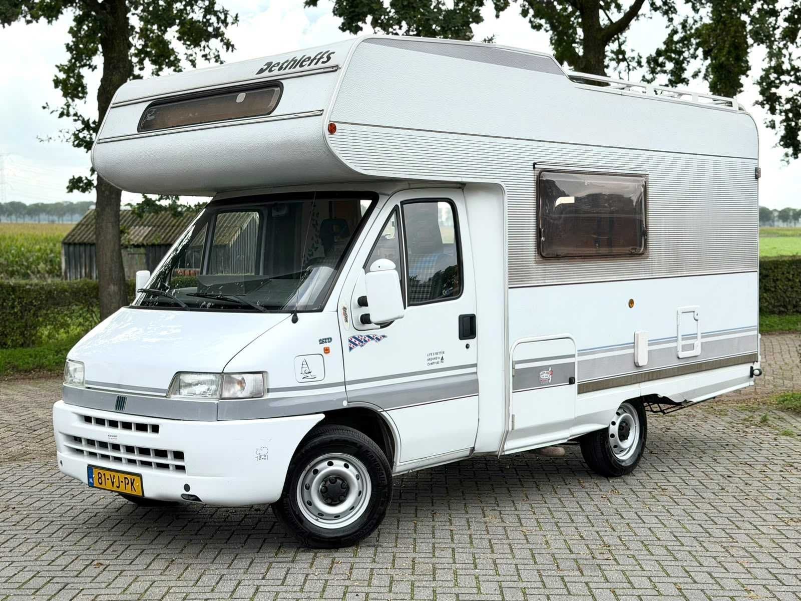 Fiat Ducato camper 230 Dethleffs Globetrotter 1.9 TD Kampeer, Caravans en Kamperen, Bedrijf, Diesel, Fiat