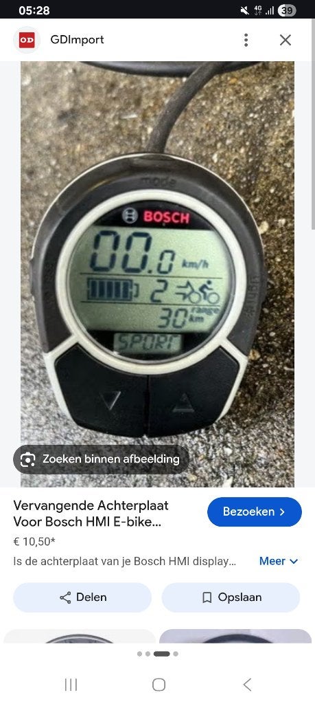 Bosch fiets computer, Fietsen en Brommers, Ophalen, Zo goed als nieuw