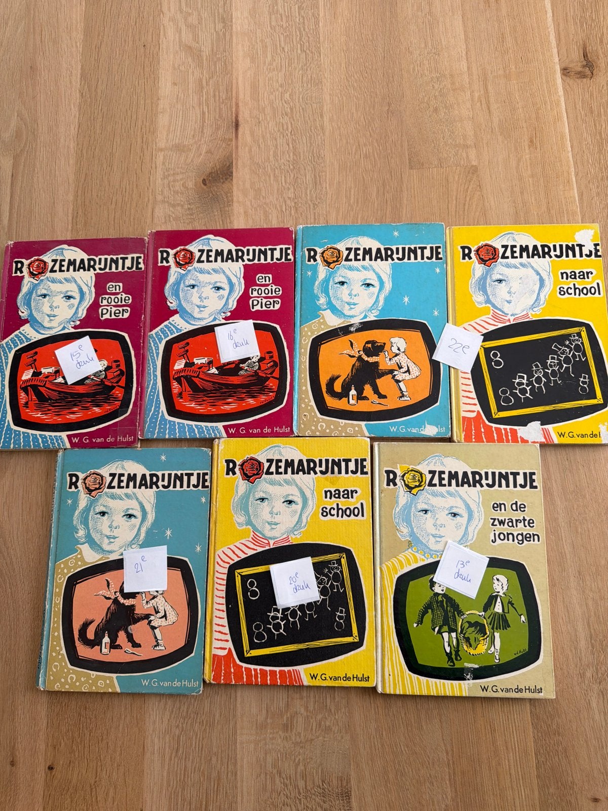 Rozemarijntje boeken van W.G. van de Hulst - Complete set, Ophalen of Verzenden, Gelezen, Fictie algemeen