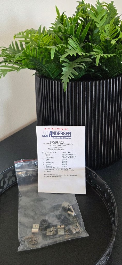Andersen Lier Service Kit 18 voor 12ST FS-28ST FS, Watersport en Boten, Ophalen of Verzenden, Nieuw, Onderhoud en Reparatie