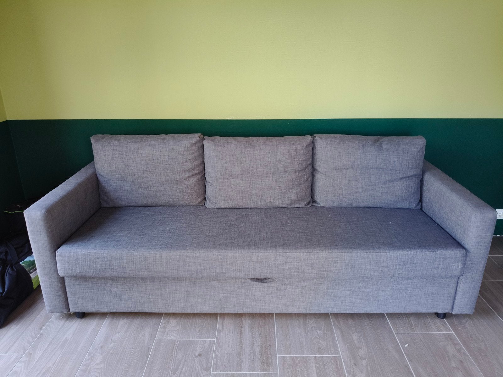 Slaapbank Friheten, ligt zeer goed en netjes!, Huis en Inrichting, Slaapkamer | Slaapbanken, Ophalen, Zo goed als nieuw, Tweepersoons