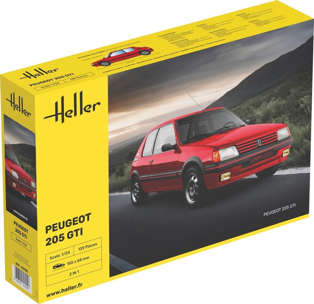 Heller Peugeot 205 GTI HEL-82705 1/24