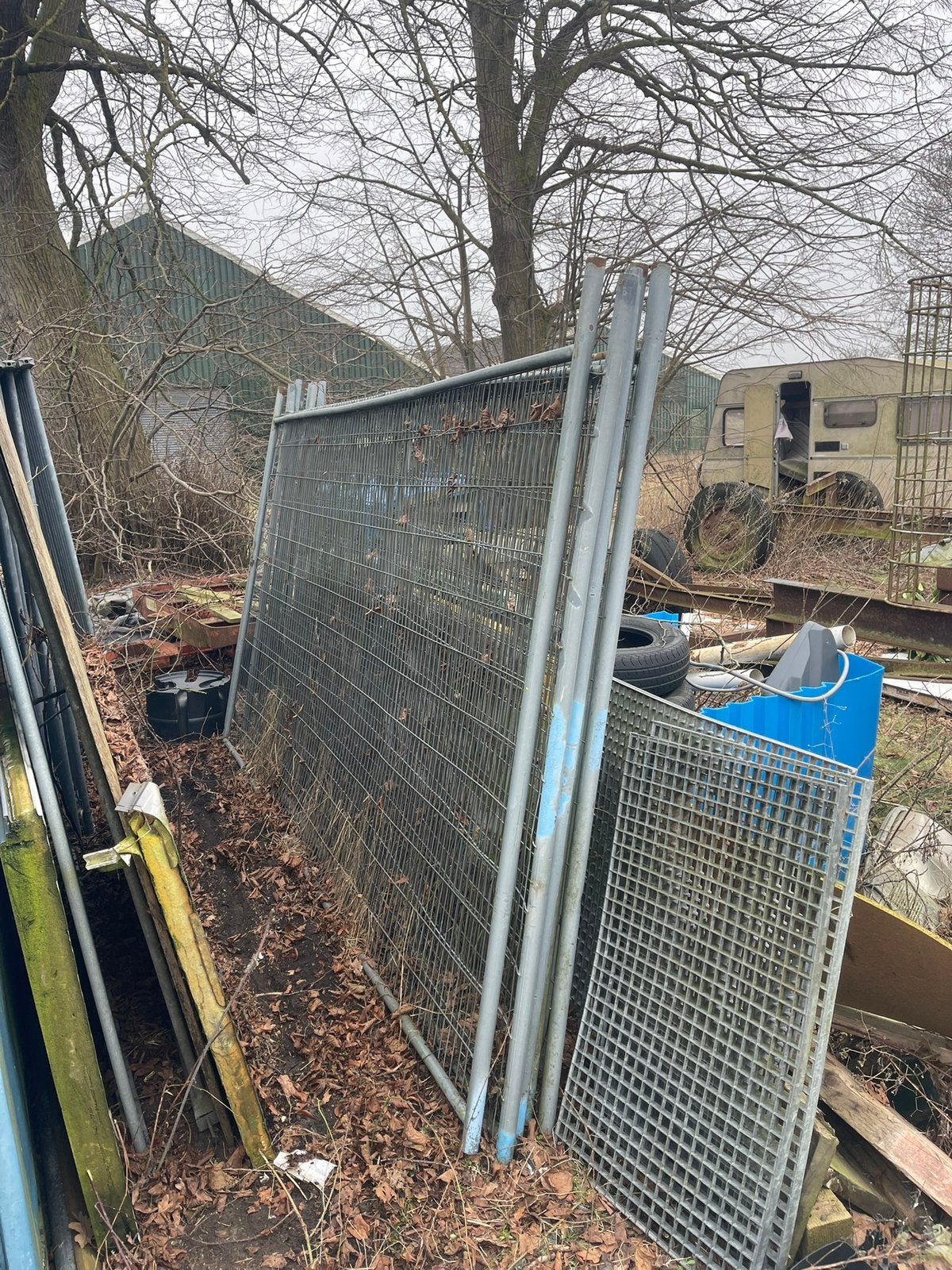 Bouwhekken, Tuin en Terras, Tuinhekken en Hekwerk, Ophalen, Gebruikt, IJzer