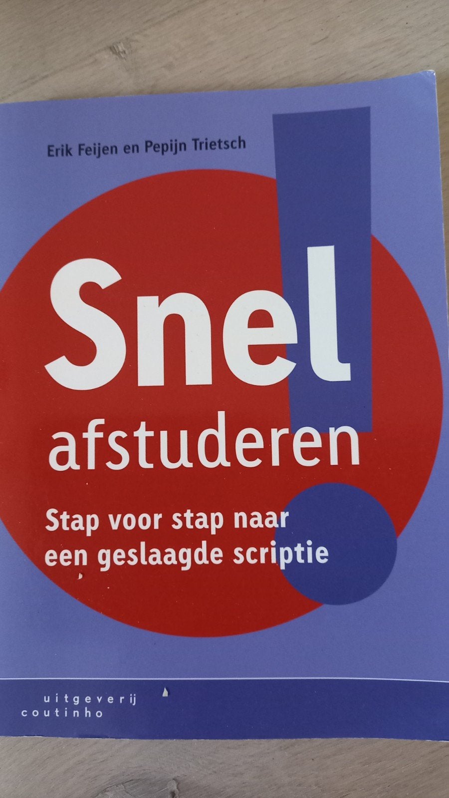 Snel afstuderen: Stap voor stap naar een geslaagde scriptie, Ophalen of Verzenden, Zo goed als nieuw, HBO, Erik Feijen en Pepijn Trietsch