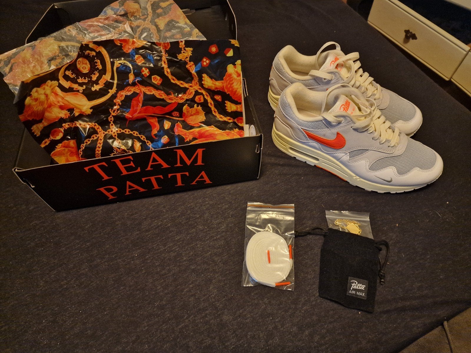 Nike Air Max 1 Patta Maat 41, Overige kleuren, Nike, Nieuw, Ophalen of Verzenden