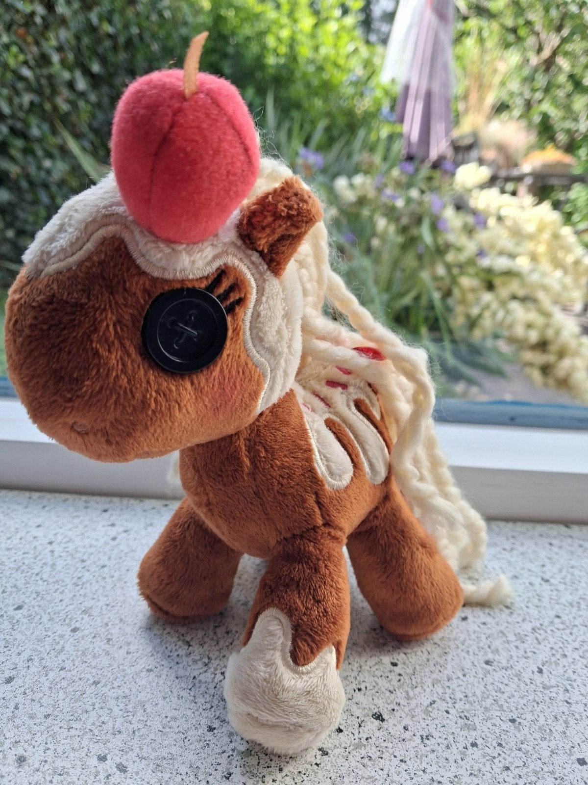 Bruin velours paardje Lalaloopsy Mocha Ponies, Kinderen en Baby's, Speelgoed | Knuffels en Pluche, Eenhoorn, Ophalen of Verzenden