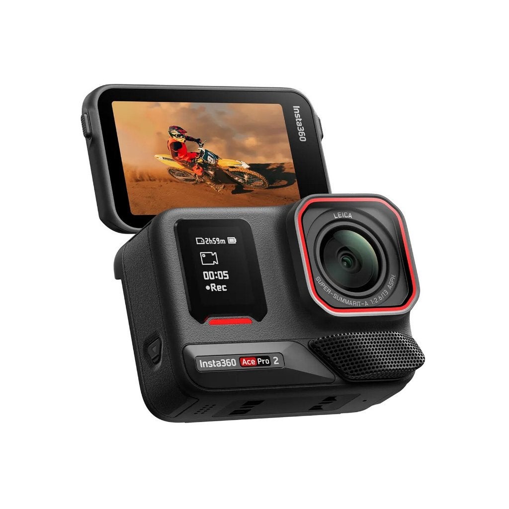 Insta360 Ace Pro 2 + Explorer Grip Pro z.g.a.n., Ophalen of Verzenden, Zo goed als nieuw, Overige merken