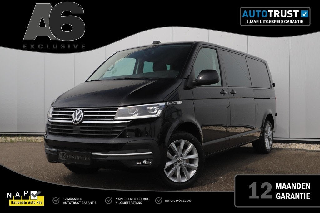 Volkswagen Transporter 2.0 TDI L2H1 DC Bulli 204PK DSG Autom, Auto's, Stof, Gebruikt, 4 cilinders, Met garantie (alle)