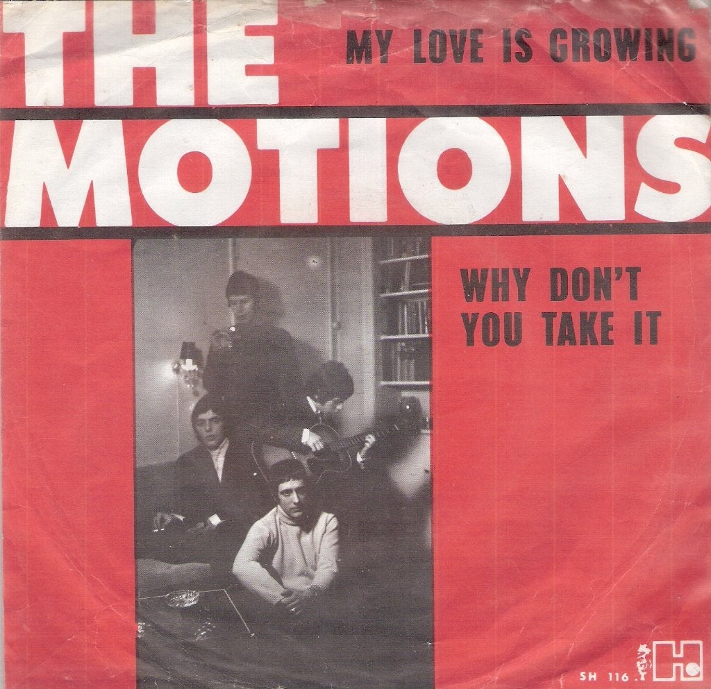 Motions - Why Don't You Take It&My Love Is Growing nederbeat, Ophalen, Gebruikt, Pop