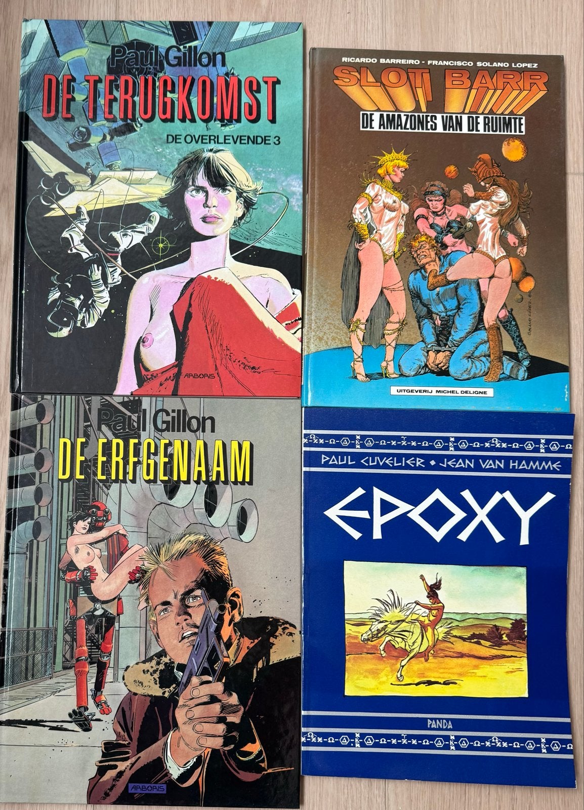 Diverse stripboeken: Paul Gillon, Slot Barr, Epoxy, Meerdere stripboeken, Ophalen of Verzenden, Gelezen
