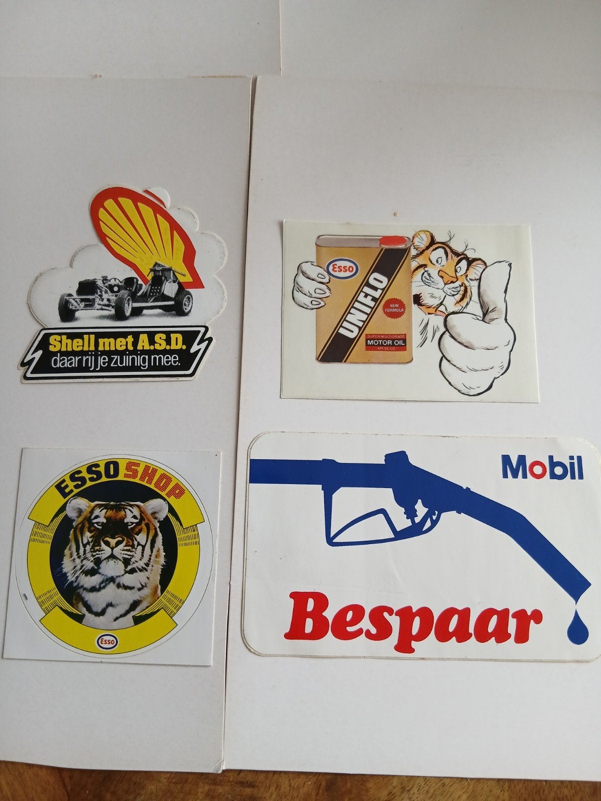 Esso Mobil shell  stickers, Verzamelen, Ophalen of Verzenden, Zo goed als nieuw