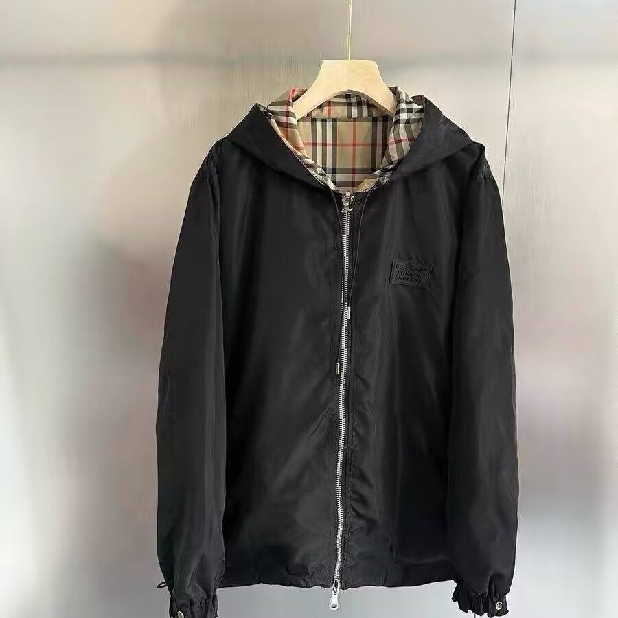 Omkeerbaar Burberry Jas - maat L, Ophalen of Verzenden, Zo goed als nieuw, Maat 52/54 (L), Zwart