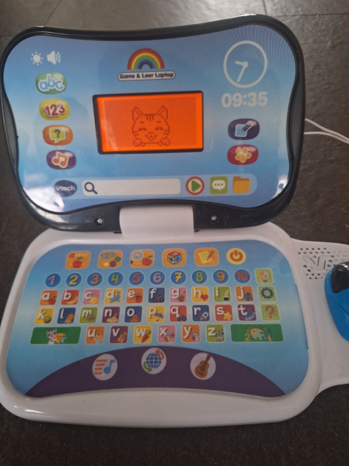 VTech Game & Leer Laptop - Educatief Speelgoed, Ophalen of Verzenden, Zo goed als nieuw, Overige typen, Met geluid