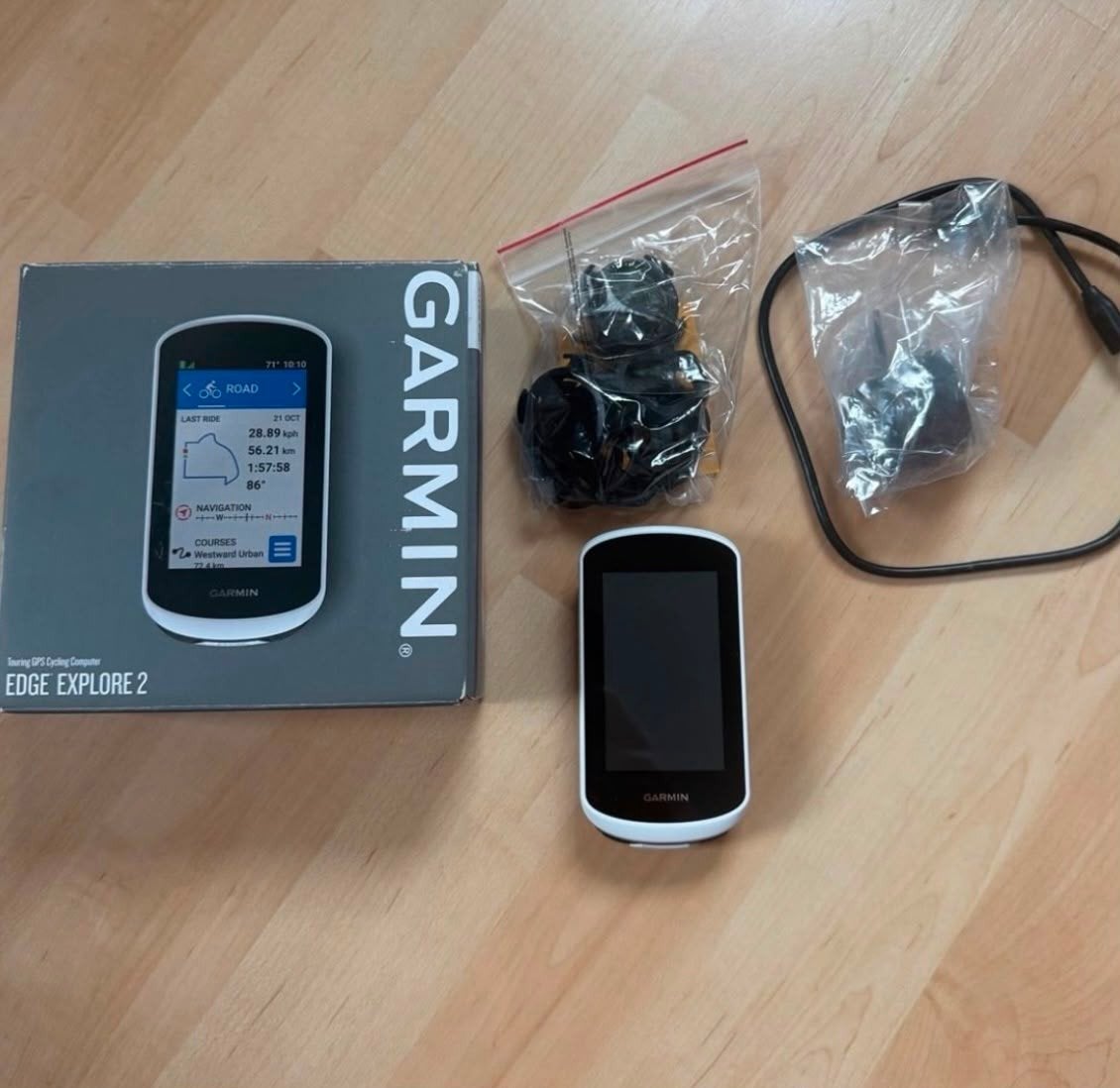 Garmin Edg Explore 2 + houder, Ophalen of Verzenden, Zo goed als nieuw