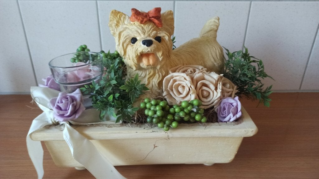 Hondje Waxinelichthouder, Ophalen, Gebruikt, Dier