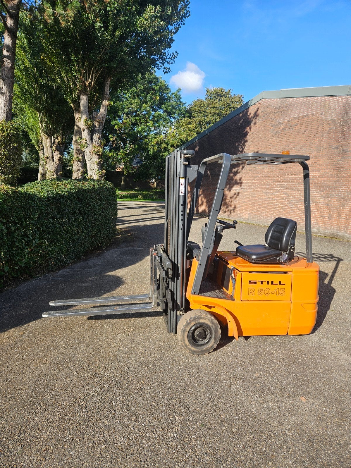 zeer nette compacte still Doorrijhoogte 1.96 triplomast side, Still, Heftruck, Ophalen of Verzenden, 1000 tot 2000 kg