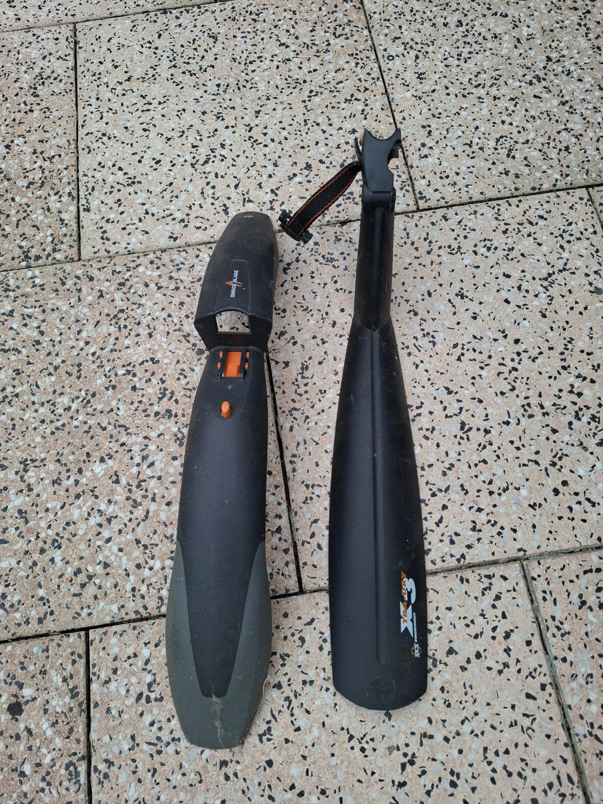 Spatbord voor en achter MOUNTAINBIKE 26 inch, Ophalen, Gebruikt