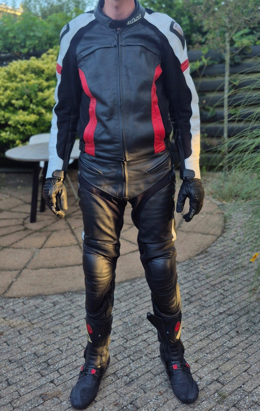 Buse volleder motorpak, 2-delig, Mt52/L, Tweedehands, Ophalen, Buse, Heren