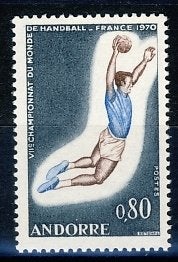 Andorra Frans 221 Sport 1970 postfris, Ophalen of Verzenden, Overige landen, Postfris