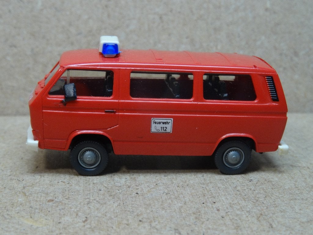 ROCO 1/87, VW T-3 Busje Feuerwehr 112, Zie Foto`s, Hobby en Vrije tijd, Modelauto's | 1:87, Ophalen of Verzenden, Zo goed als nieuw