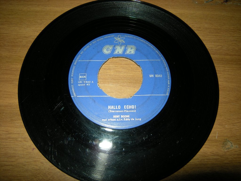 Reny Boone (Hallo Echo!), Ophalen of Verzenden, Gebruikt, 7 inch, Levenslied of Smartlap