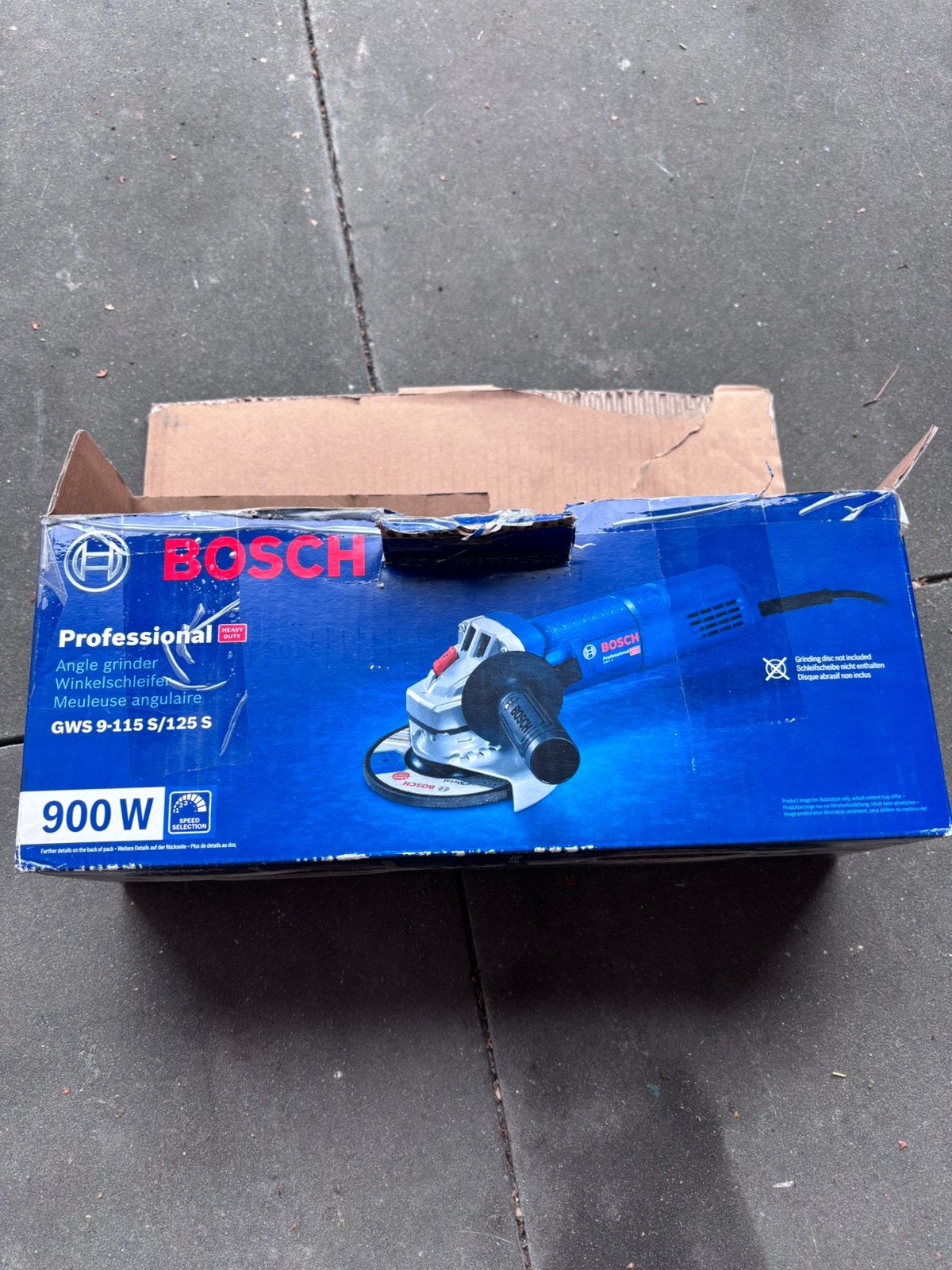 Bosch Professional GWS 9-125 s Haakse Slijper 900W, Ophalen of Verzenden, Zo goed als nieuw