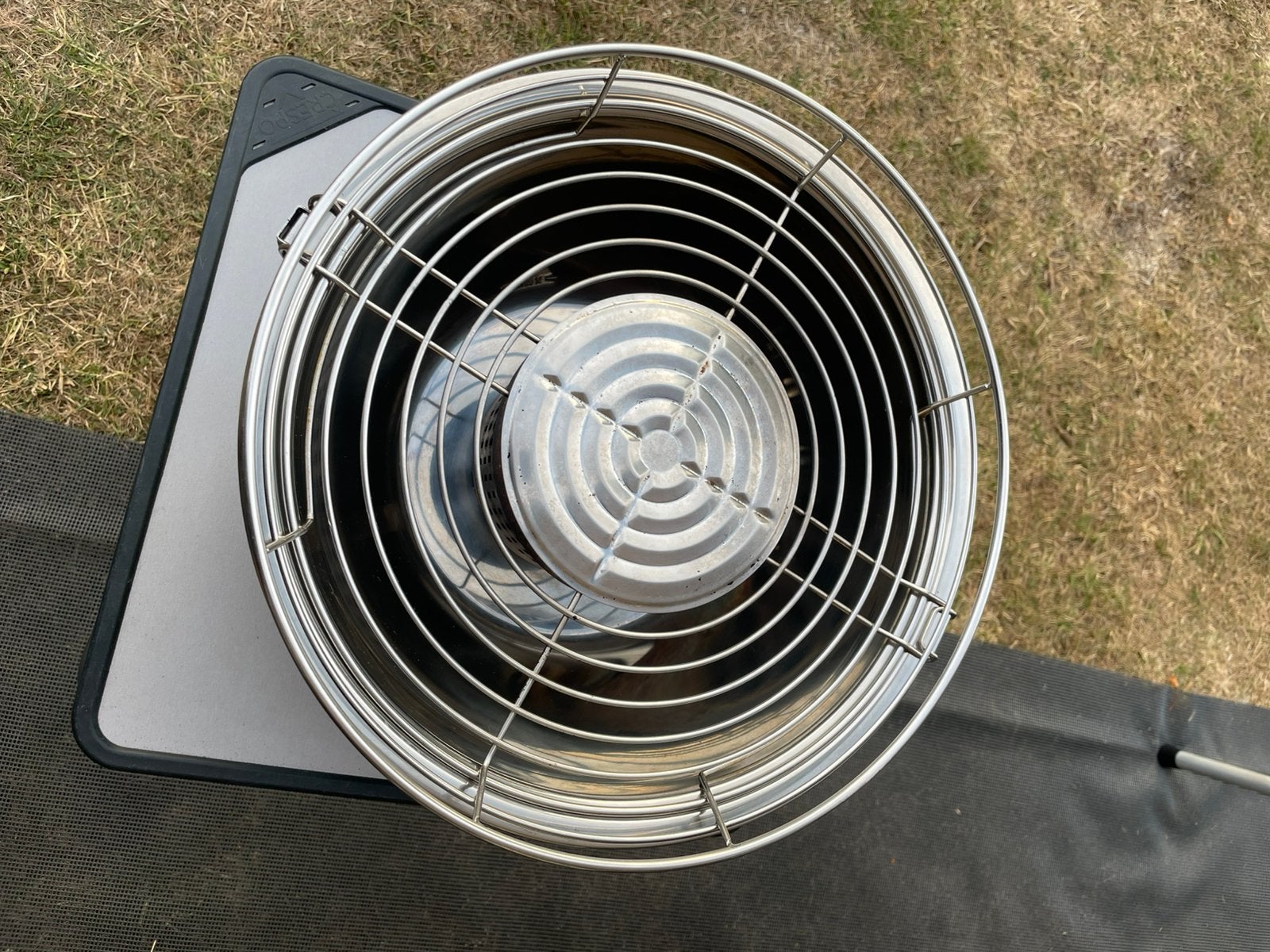 GRILLMEISTER Houtskool-BBQ met ventilatie, Ophalen of Verzenden, Zo goed als nieuw