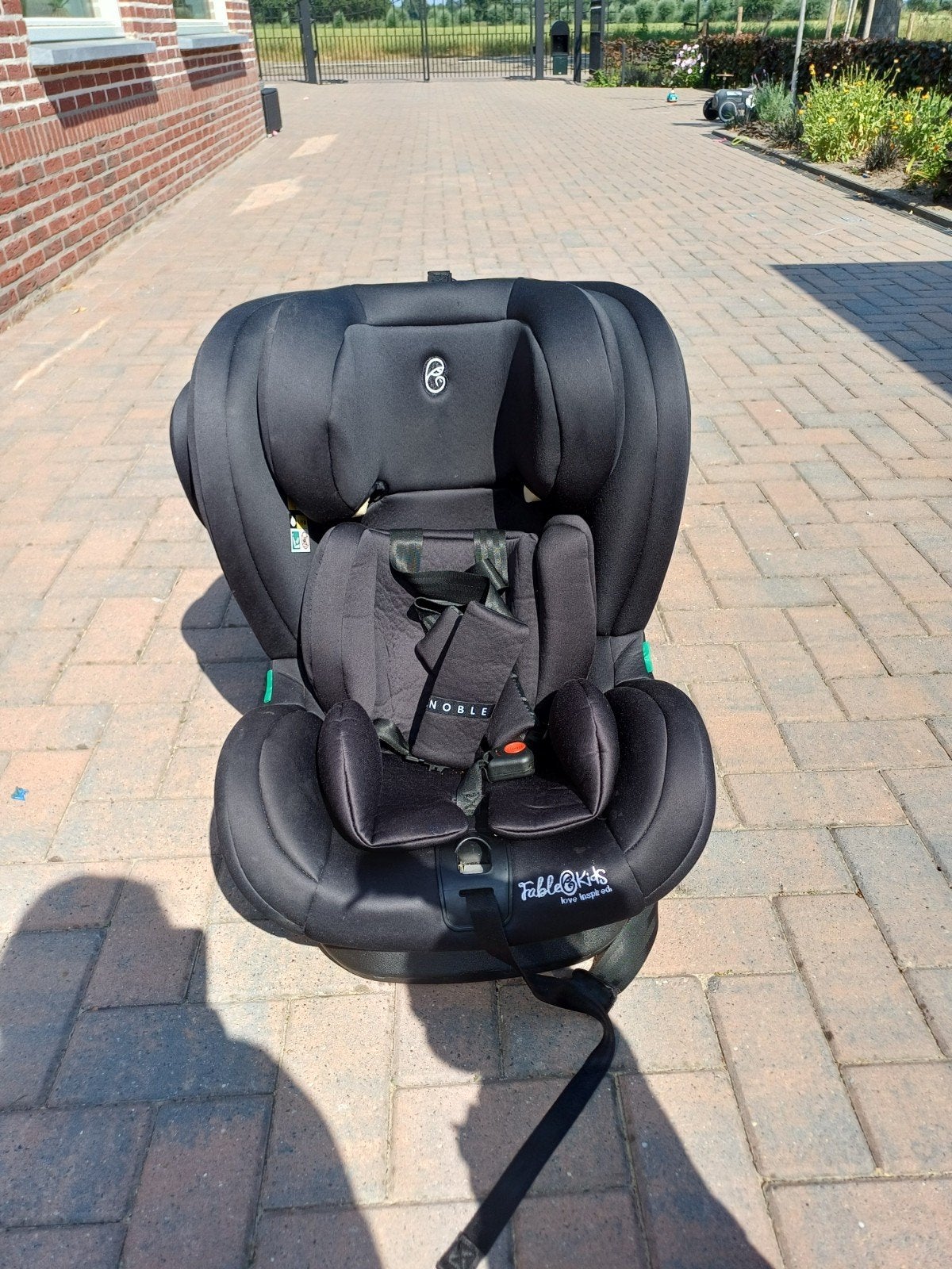 FableKids 360 draaibaar autostoel met Isofix, 0 t/m 18 kg, Verstelbare rugleuning, Zo goed als nieuw, Isofix