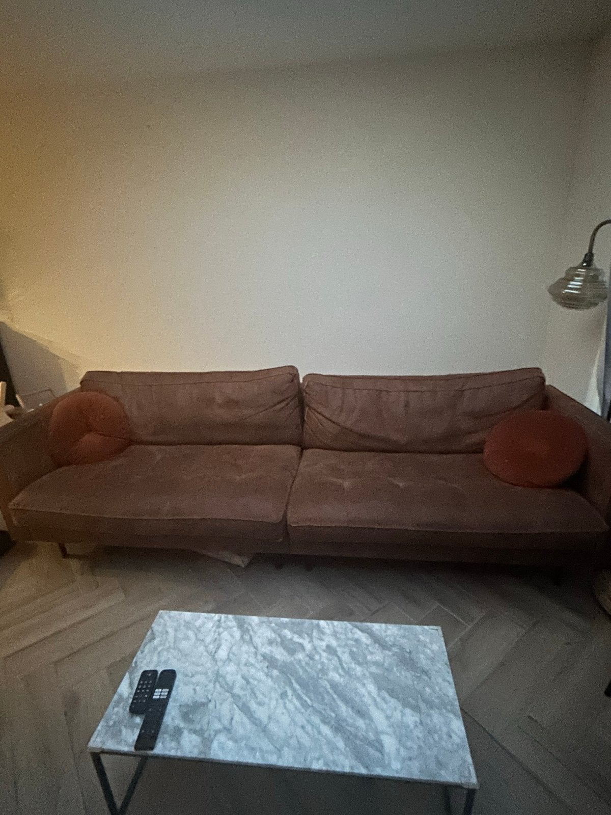 Gratis bank af te halen - Gebruikte staat, Huis en Inrichting, Banken | Bankstellen, Ophalen, Gebruikt, Driepersoons, 75 tot 100 cm