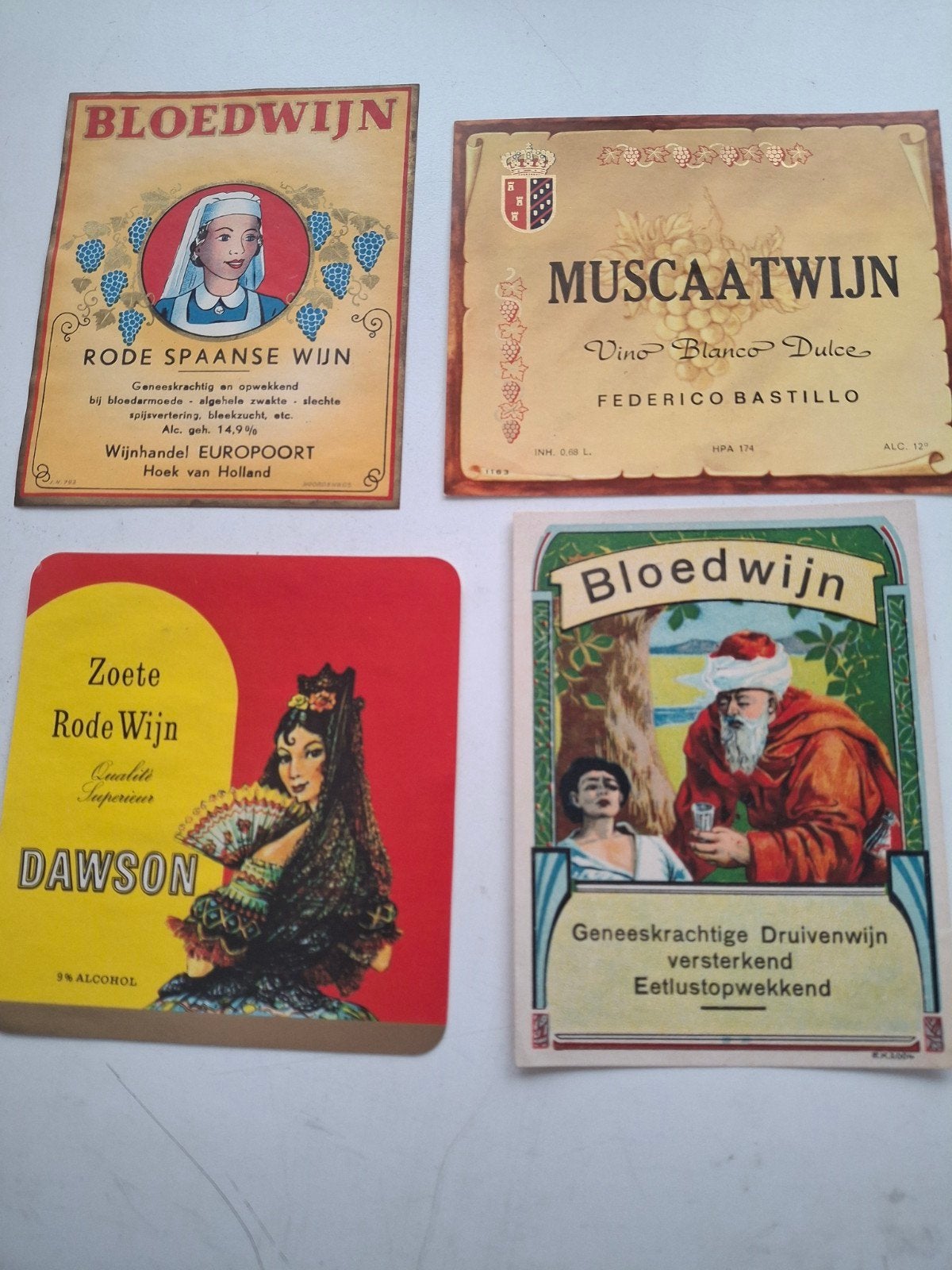 12 Diverse Wijn etiketten, Ophalen of Verzenden, Zo goed als nieuw, Overige typen