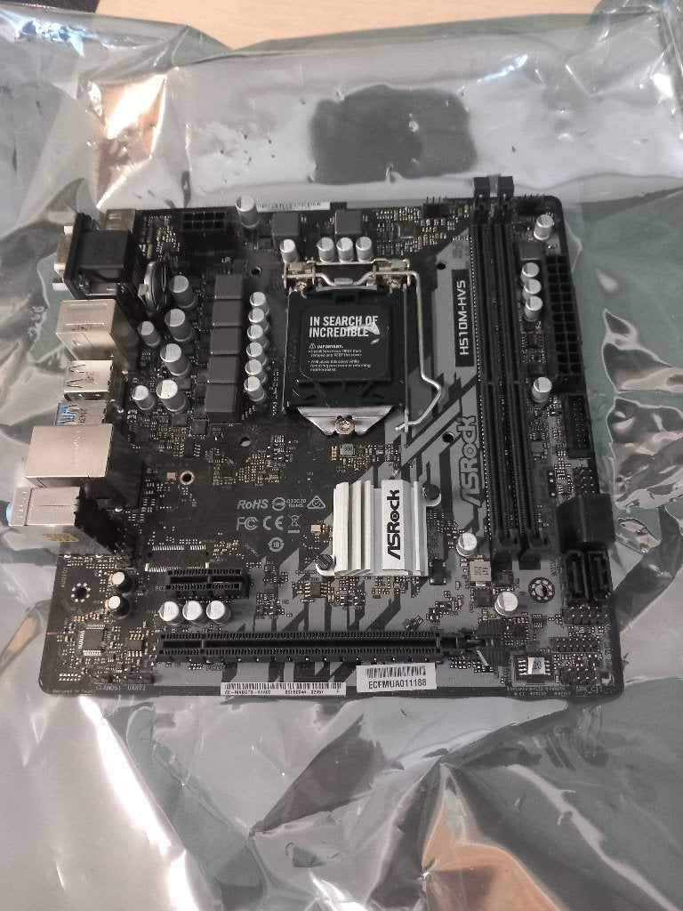 H510m-HDV R 2.0 - Zo goed als nieuw, DDR4, Ophalen of Verzenden, Zo goed als nieuw, Micro-ATX