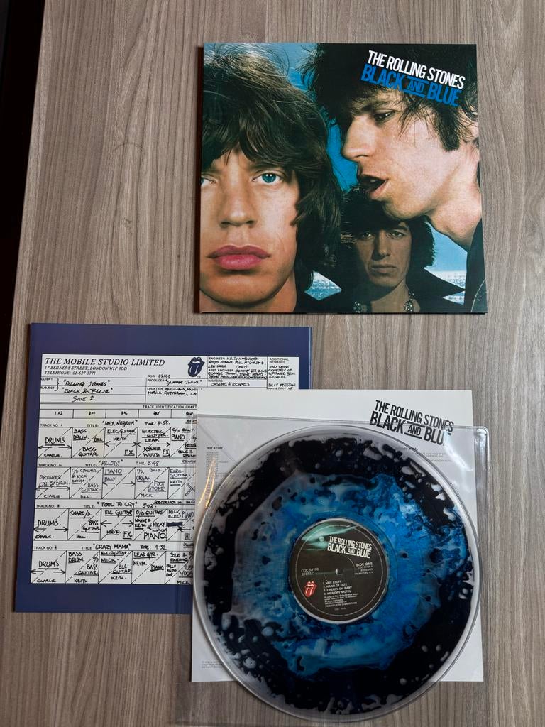 Rolling Stones - Black and Blue - Bad World liquid vinyl, Colored vinyl, Ophalen of Verzenden, Nieuw in verpakking, 12 inch