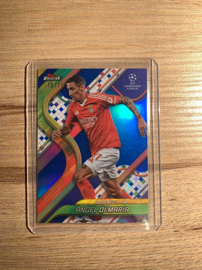 Topps Finest Angel Di Maria 10/75 SL Benfica, Verzamelen, Sportartikelen en Voetbal, Ophalen of Verzenden, Zo goed als nieuw, Buitenlandse clubs